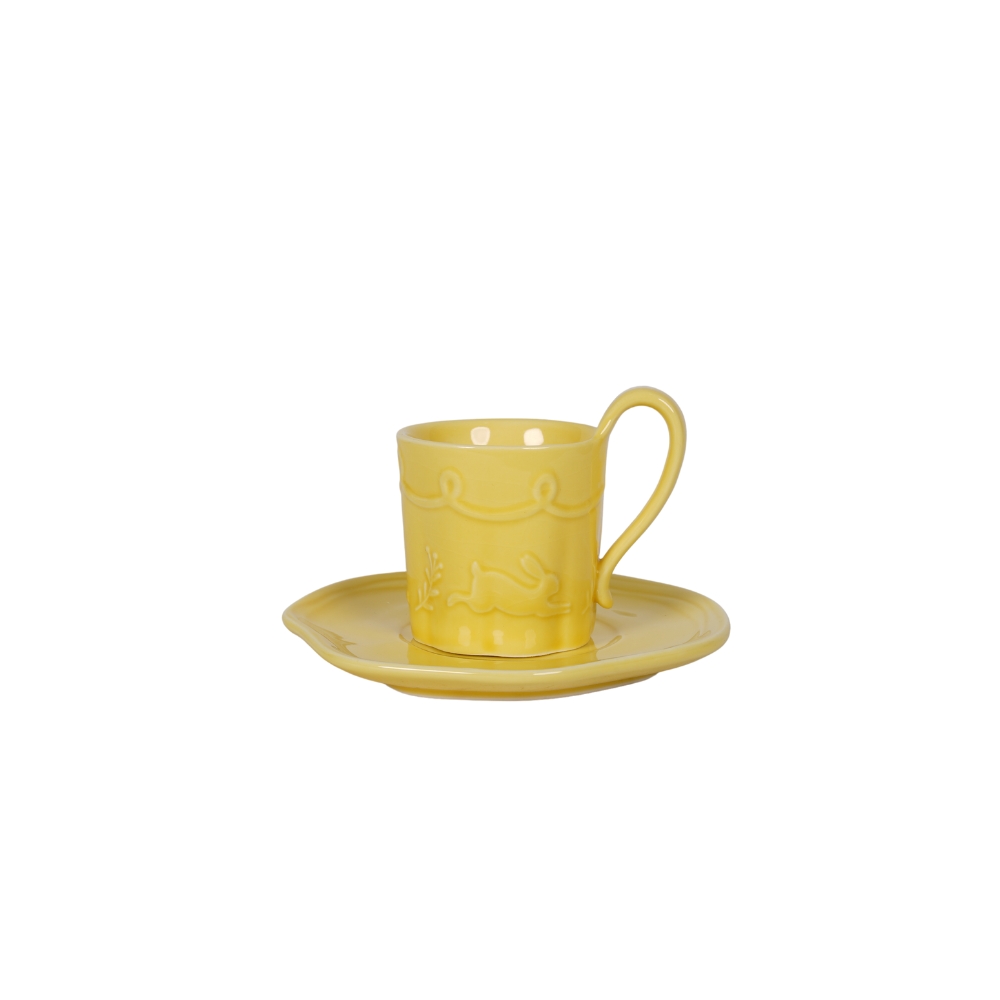 onaida-stoneware-cup-and-saucer-shiny-yellow-with-embossed-design_2.jpg