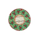 Christmas Tin Cookie Red Holly  56339