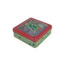 Christmas Square Tin Window with Printed Tree 56341