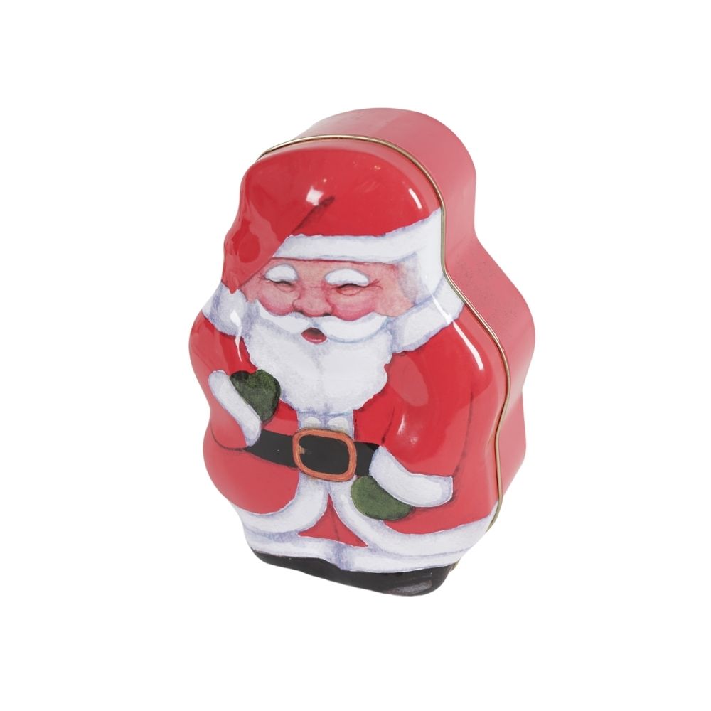 Christmas Embossed Santa Claus Tin Box 56349