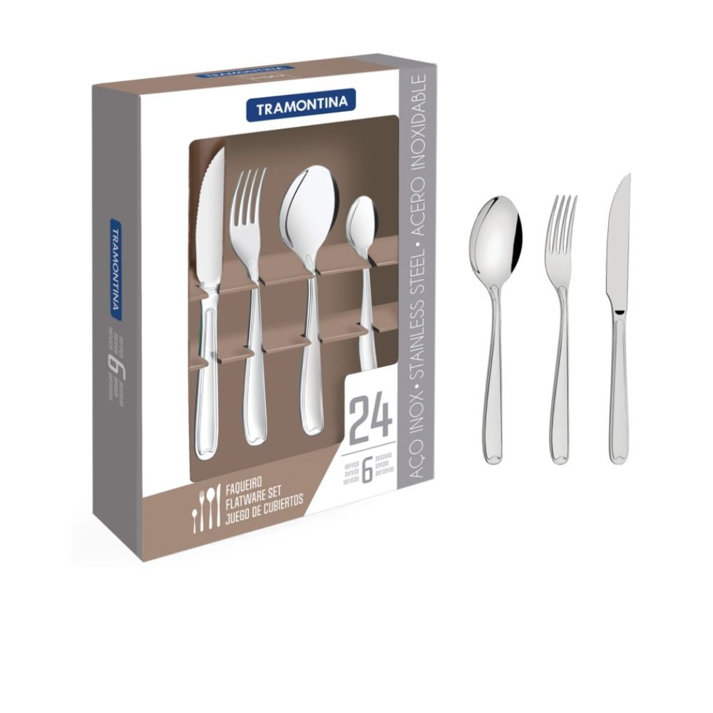 TRAMONTINA Copacabana 24pc Cutlery Set