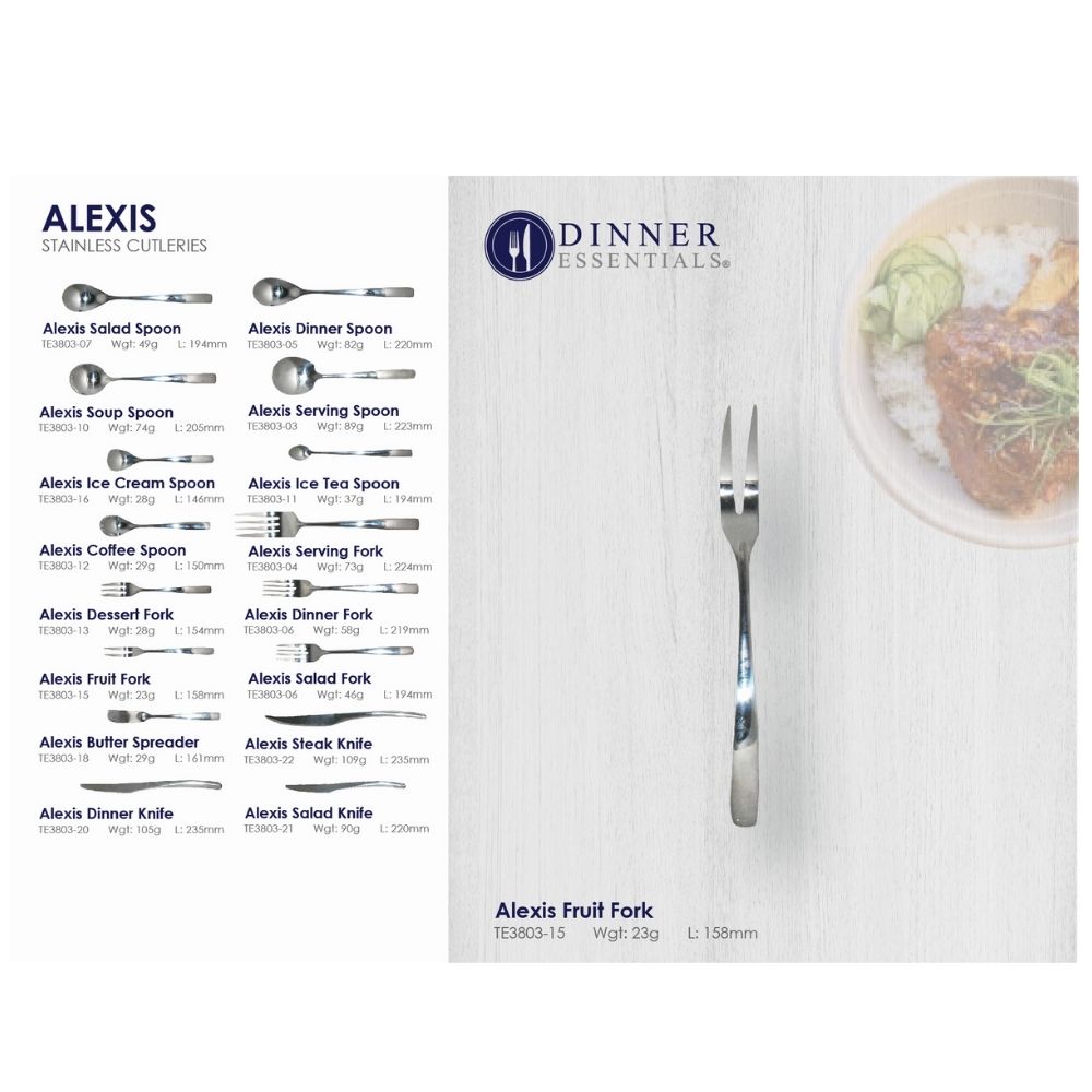 Dinner Essential Alexis fruit fork 158mm
