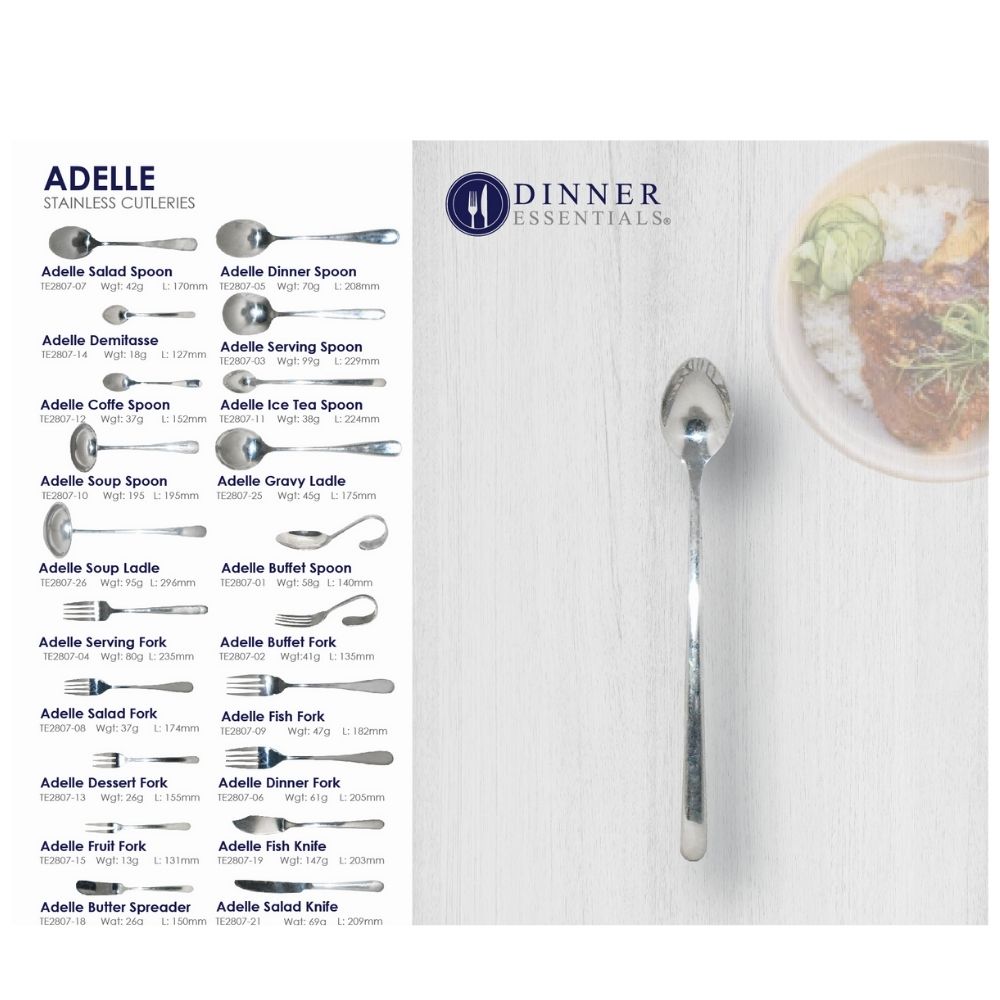 Dinner Essential Adelle ice tea spoon 224mm