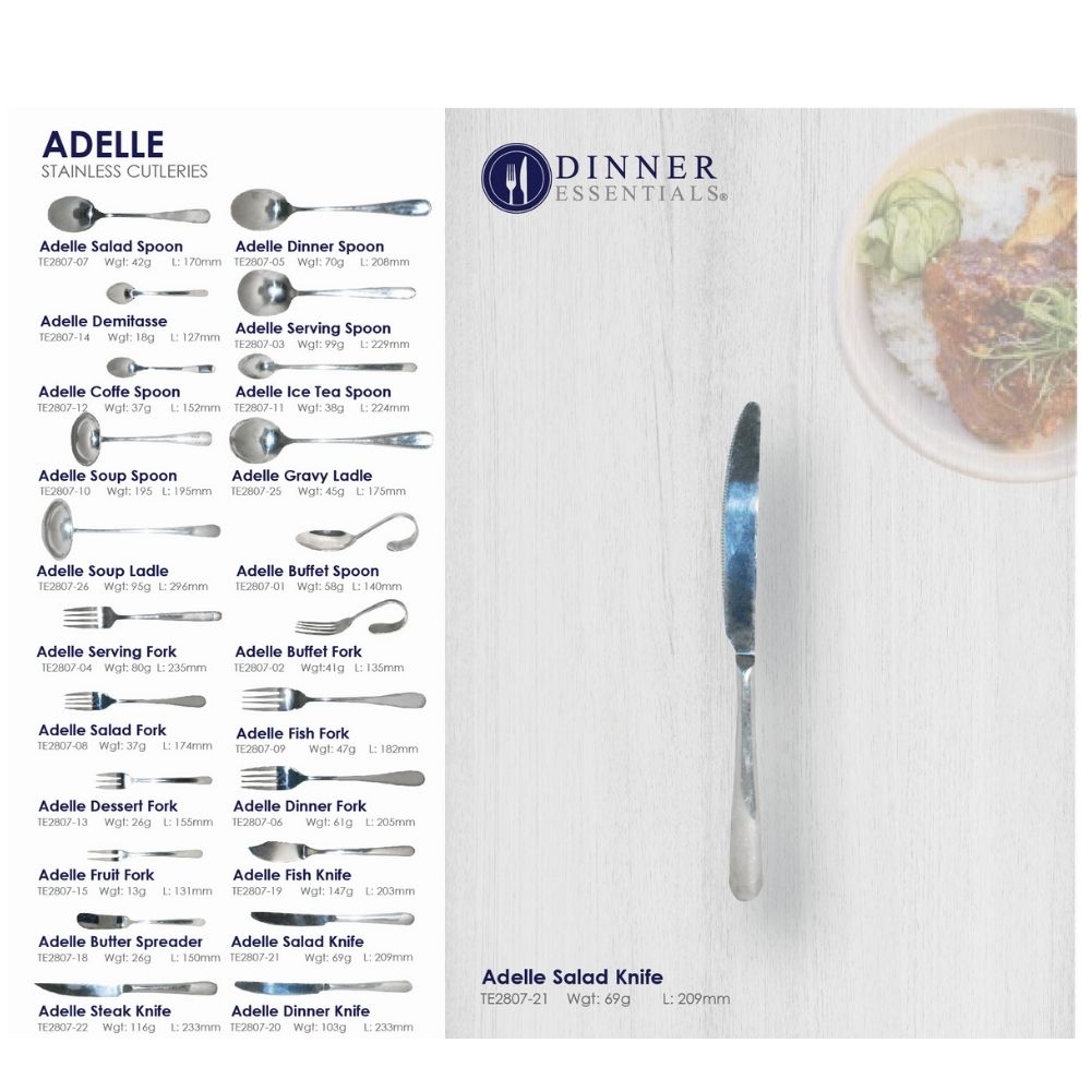 Dinner Essential Adelle salad knife 200mm