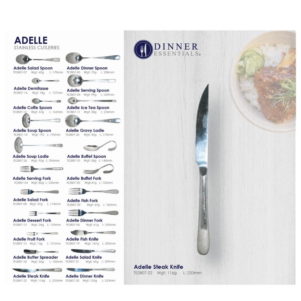 Dinner Essential Adelle steak knife 233mm