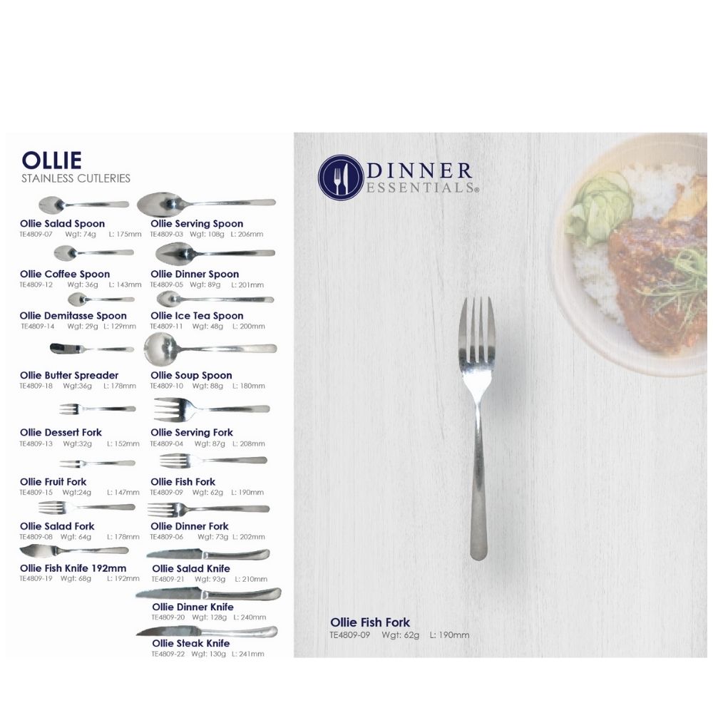 Dinner Essential Ollie fish fork 190mm