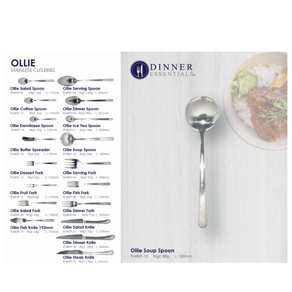 Dinner Essential Ollie soup spoon 180mm