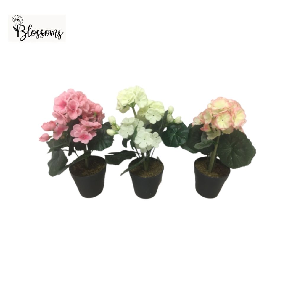 Potted Artificial Morning Glory Flower