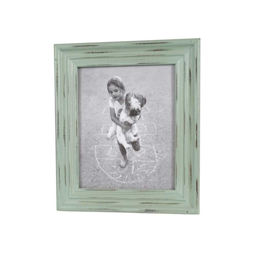 Green 8x10 Distressed Photo Frame