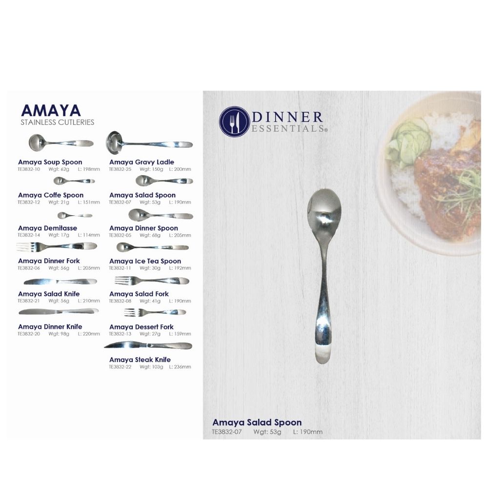 Dinner Essential Amaya salad spoon 190mm