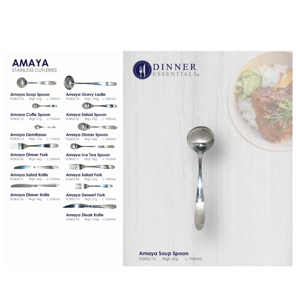 Dinner Essential Amaya Soup Spoon 198mm
