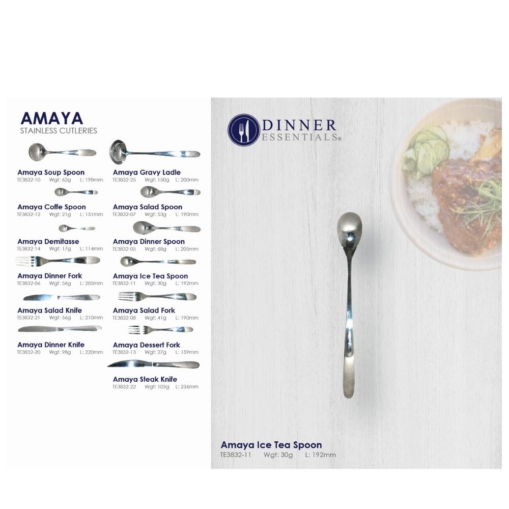 Dinner Essential Amaya ice tea spoon 192mm