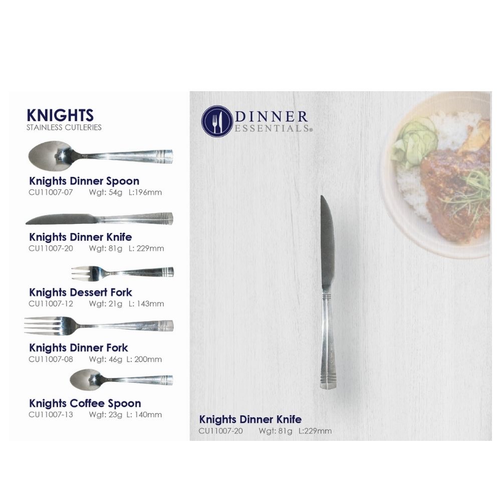 Dinner Essential Knights Dinner Knife 200mm