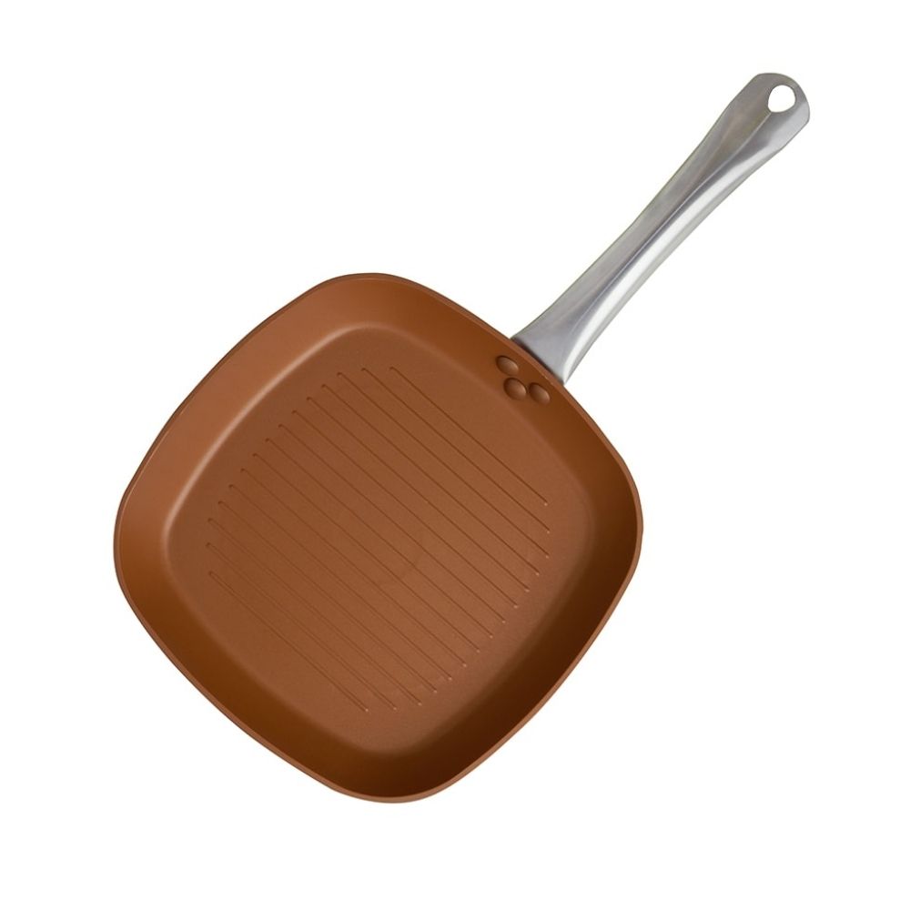 MASFLEX Copper Non-stick Grill Pan 28cm