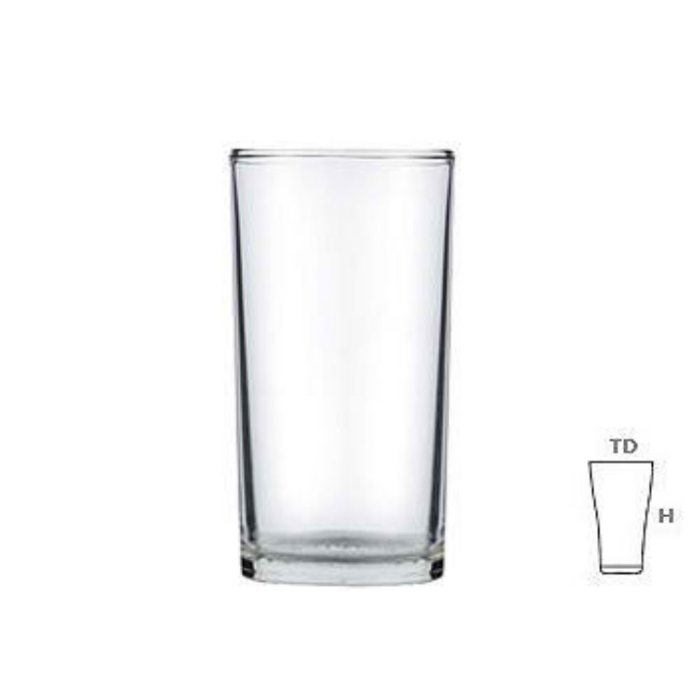 Lucky Glass Classic Drinking Glass Tumbler Drinkware 250ml