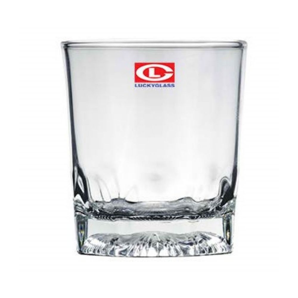 Lucky Glass Crown Drinking Glass Tumbler Drinkware 260ml