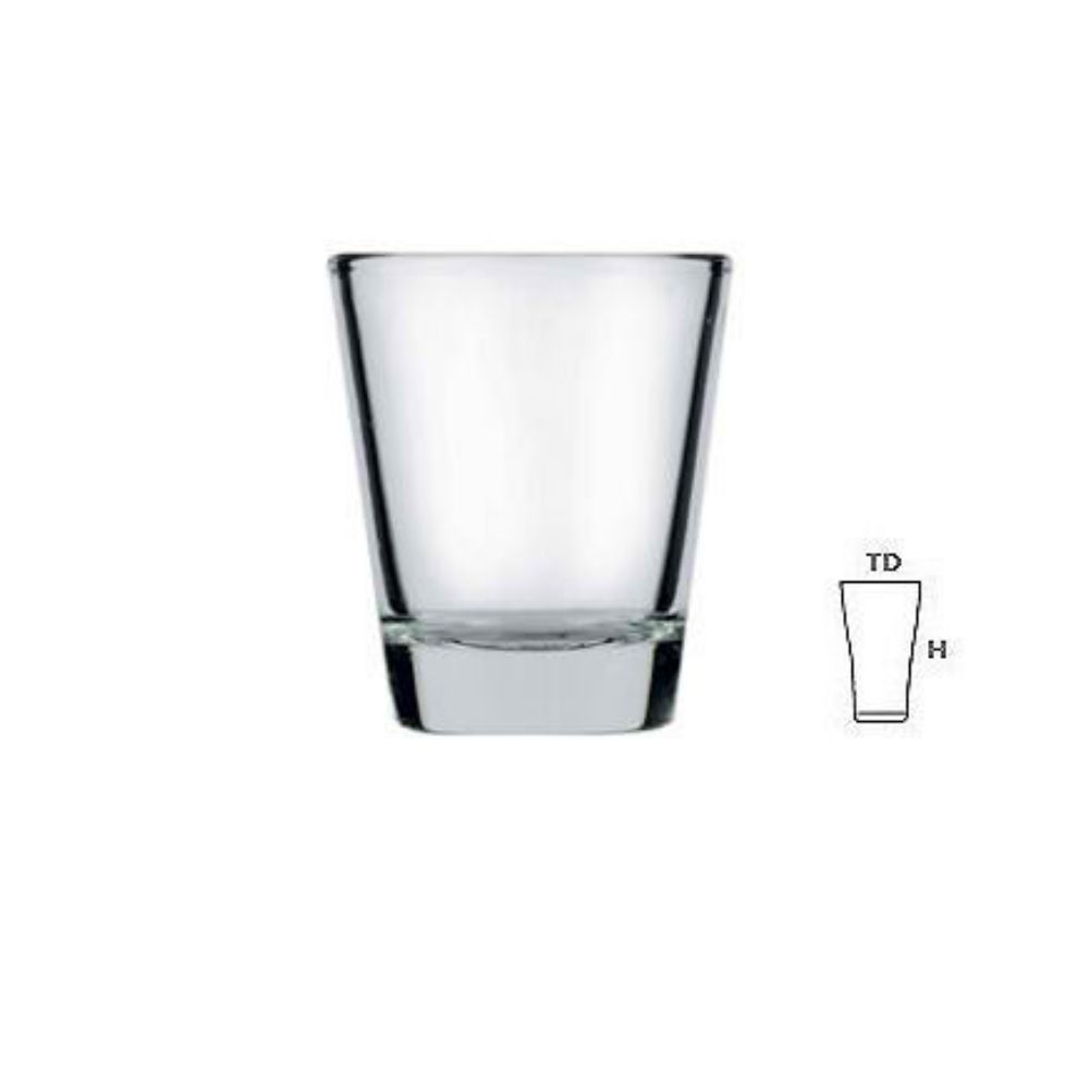 Lucky Glass Rush Shot Glass 60ml