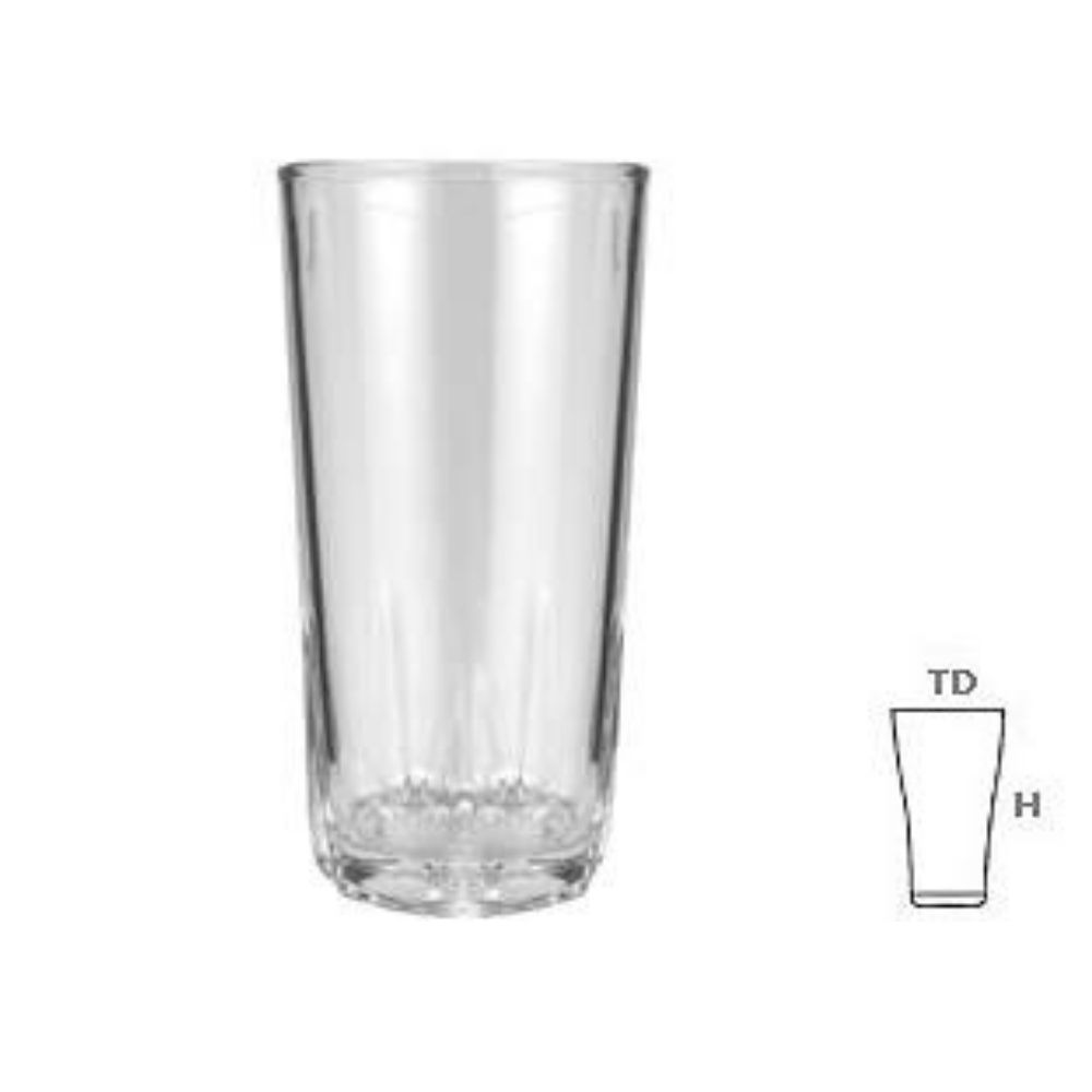 Lucky Glass Roxy Drinking Glass Tumbler Drinkware 300ml