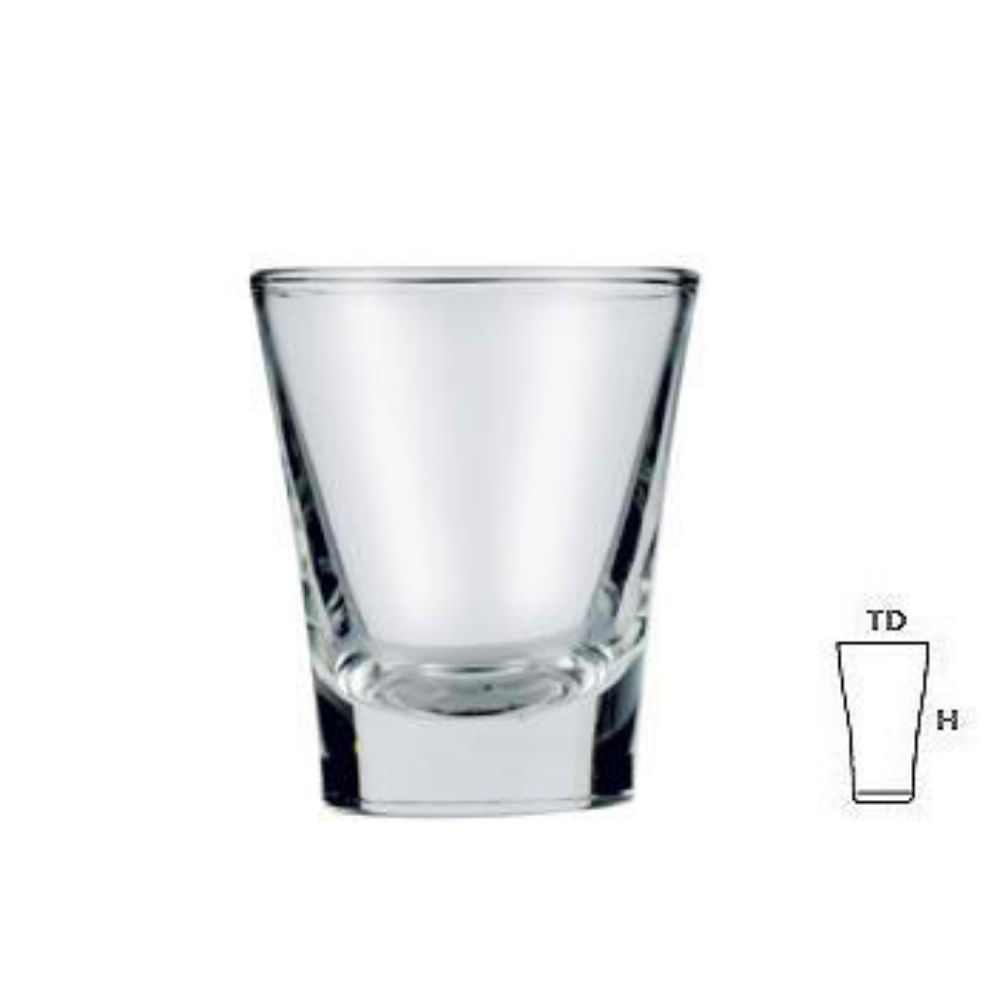 Lucky Glass Rush Hiball Shot Glass 45ml