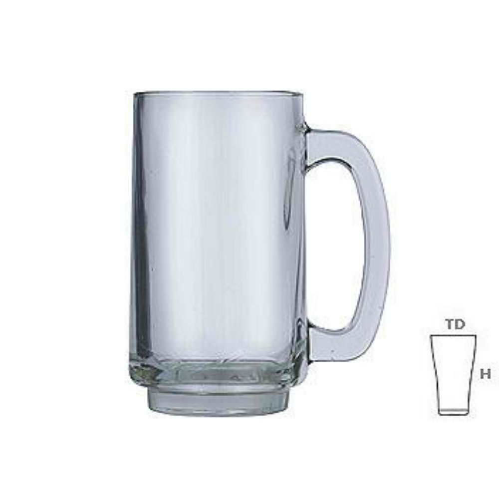 Lucky Glass Playboy Beer Mug Drinking Glass Drinkware 400ml