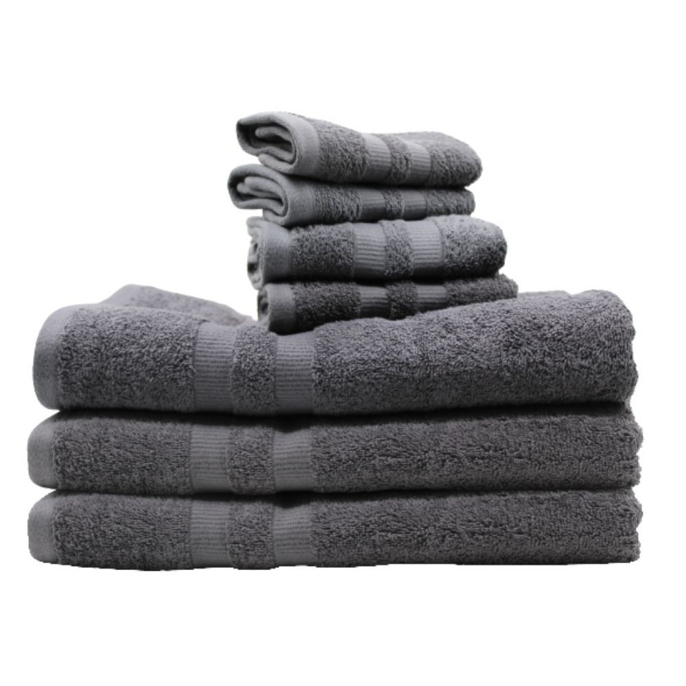LINENS N' THINGS Bath Towel Emma Collection 27" x 54" Dark Gray