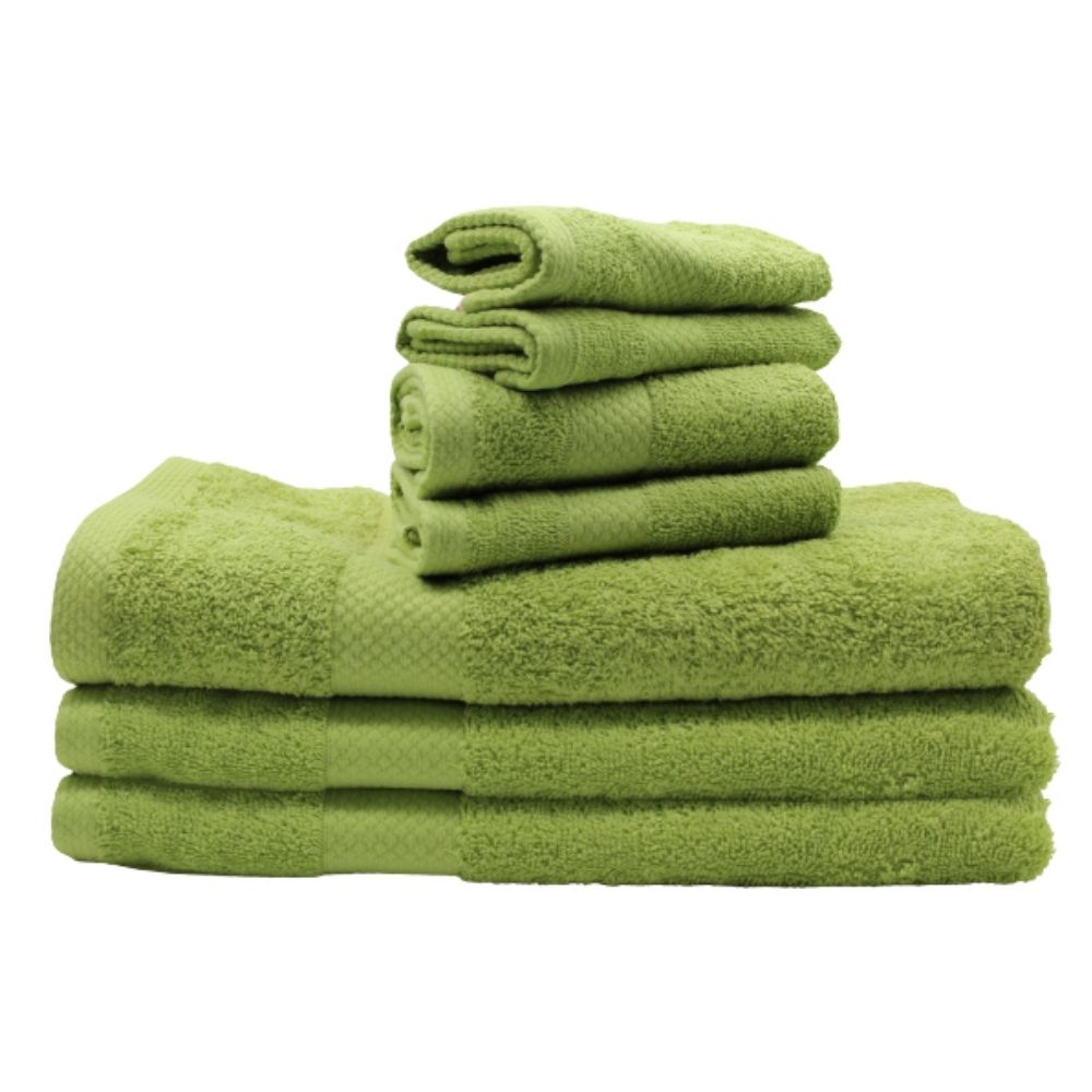 LINENS N' THINGS Hand Towel Olivia Collection 12" x 24" Light Green