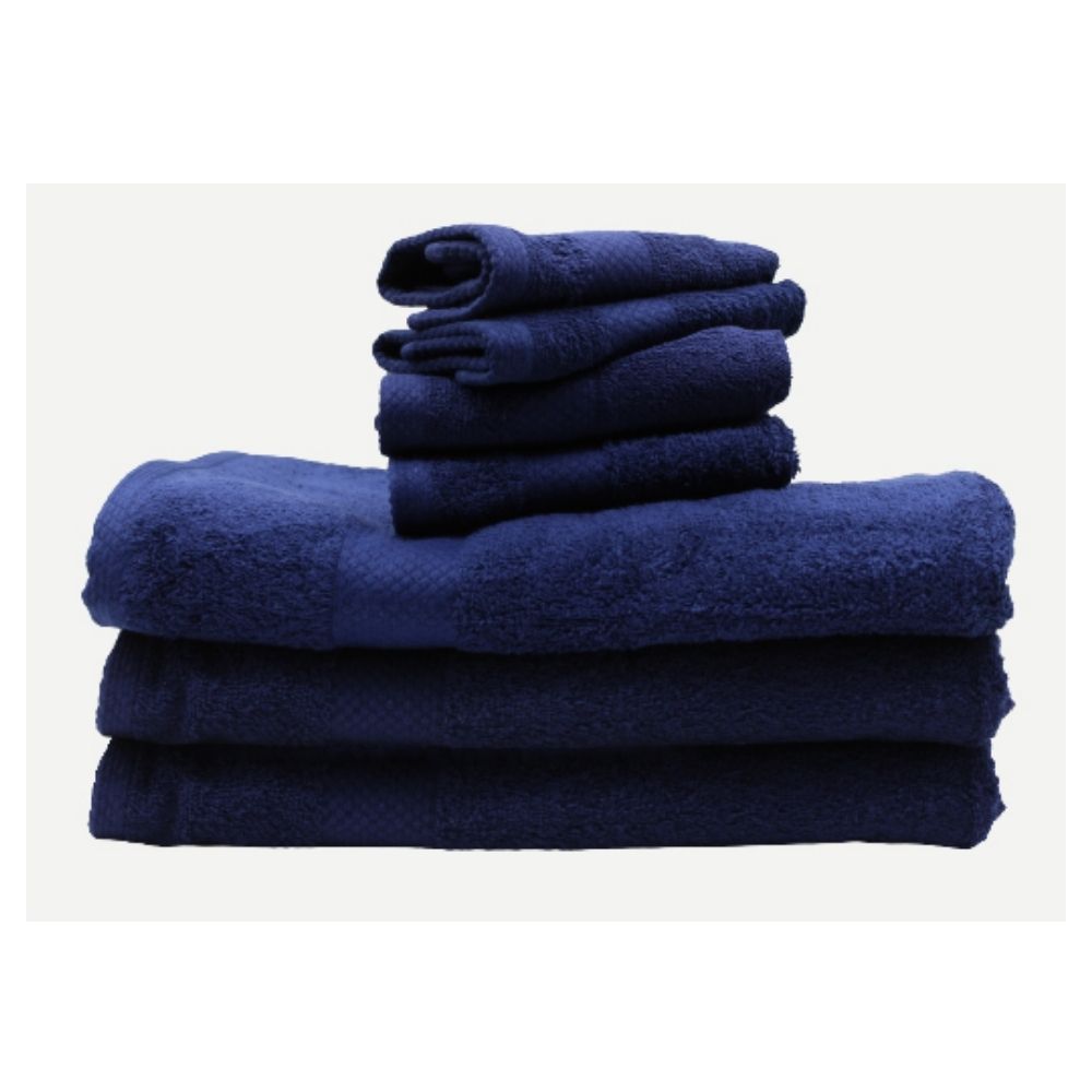 LINENS N' THINGS Hand Towel Olivia Collection 12" x 24" Dark Blue