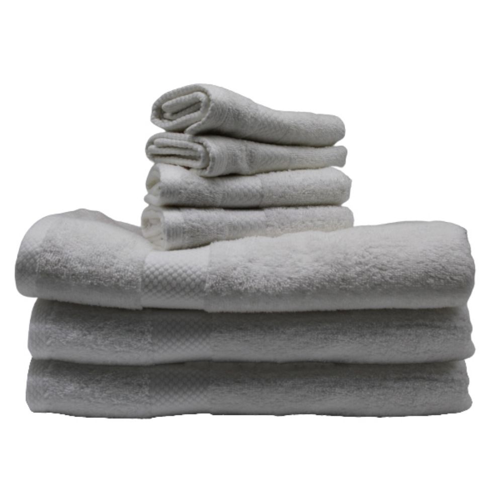 LINENS N' THINGS Face Towel Olivia Collection 12" x 12" White