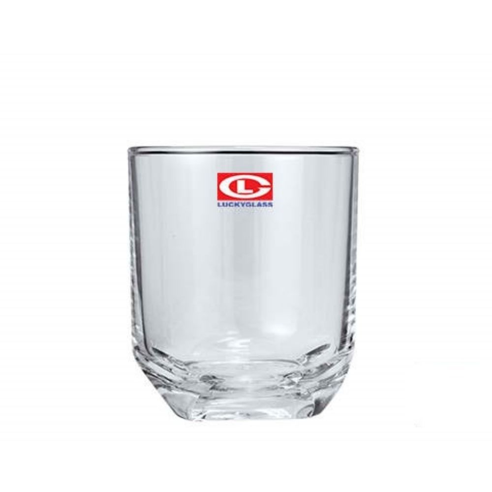Lucky Glass Groove Drinking Glass Tumbler Drinkware 230ml