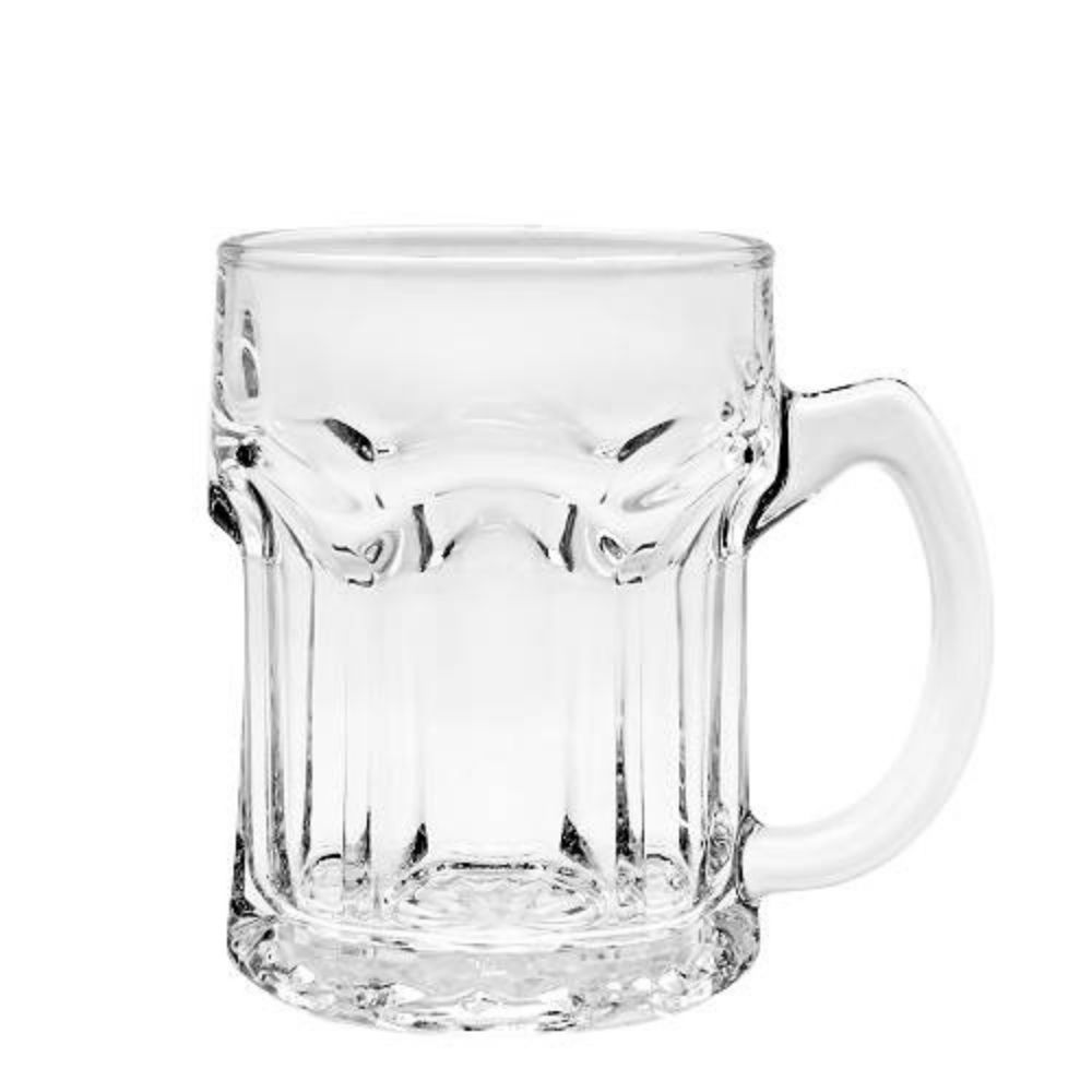 Lucky Glass Euro Beer Mug Drinking Glass Drinkware 360ml