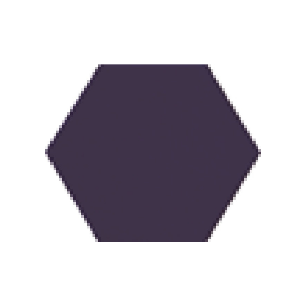 LUSTRO Cmt  A006 Hex Blueberry  CM Tile