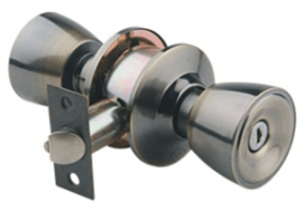 Markel 588Bk-Ab Doorknob Privacy Lockset Keyless