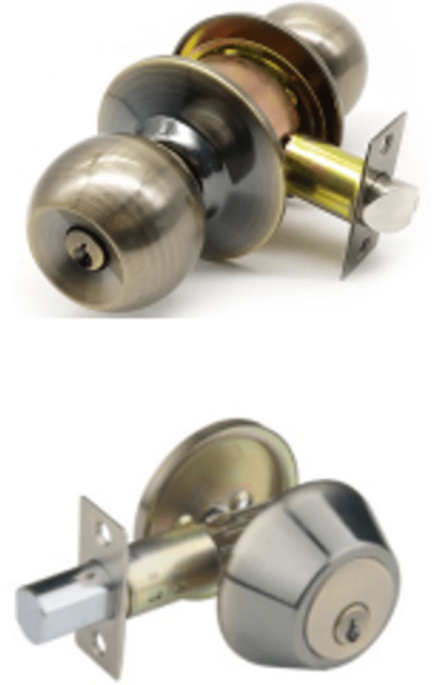Markel 587Et-Ab+D101Ab Doorknob Combo Lockset