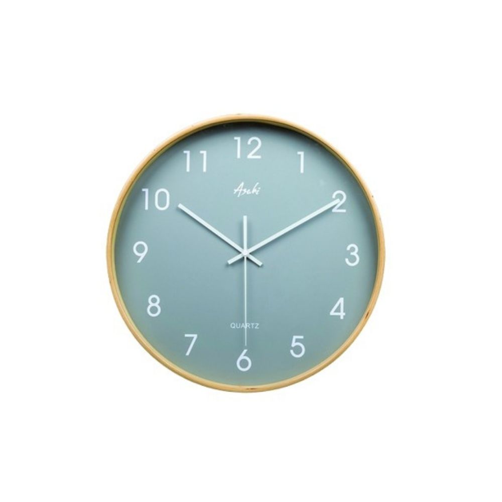 Asahi Wall Clock Wooden W7010 14N