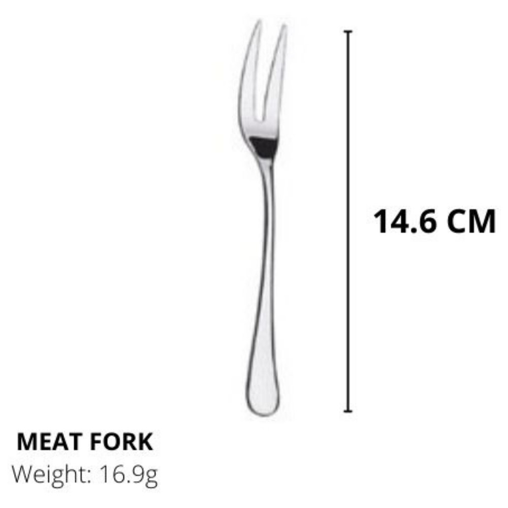 Lianyu Stainless Steel Fork, Durable Metal Fork,Meat Fork,Silverware Fork 14.6CM