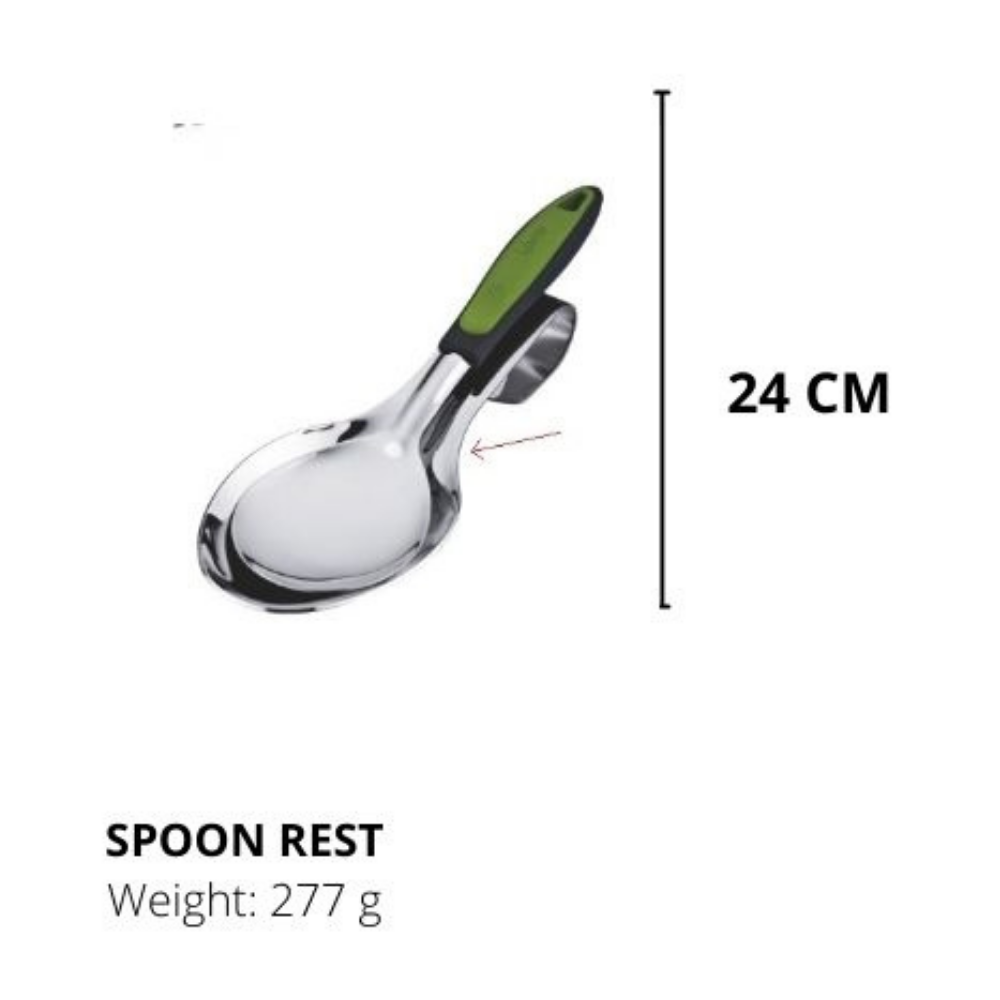Lianyu Stainless Steel Spoons, Durable Metal Spoons,spoon rest,Silverware Spoon 24CM