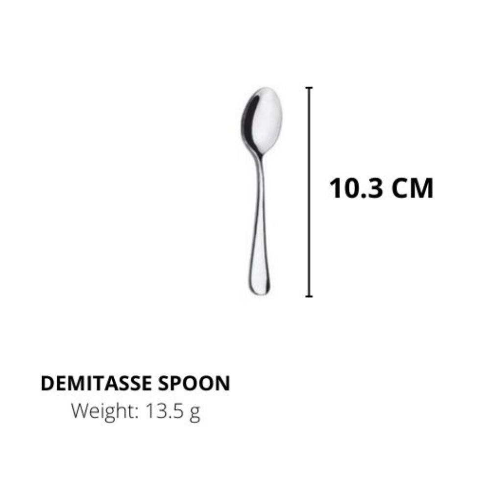 Lianyu Stainless Steel Spoons, Durable Metal Spoons,Demitasse spoon,Silverware Spoon 27.4CM