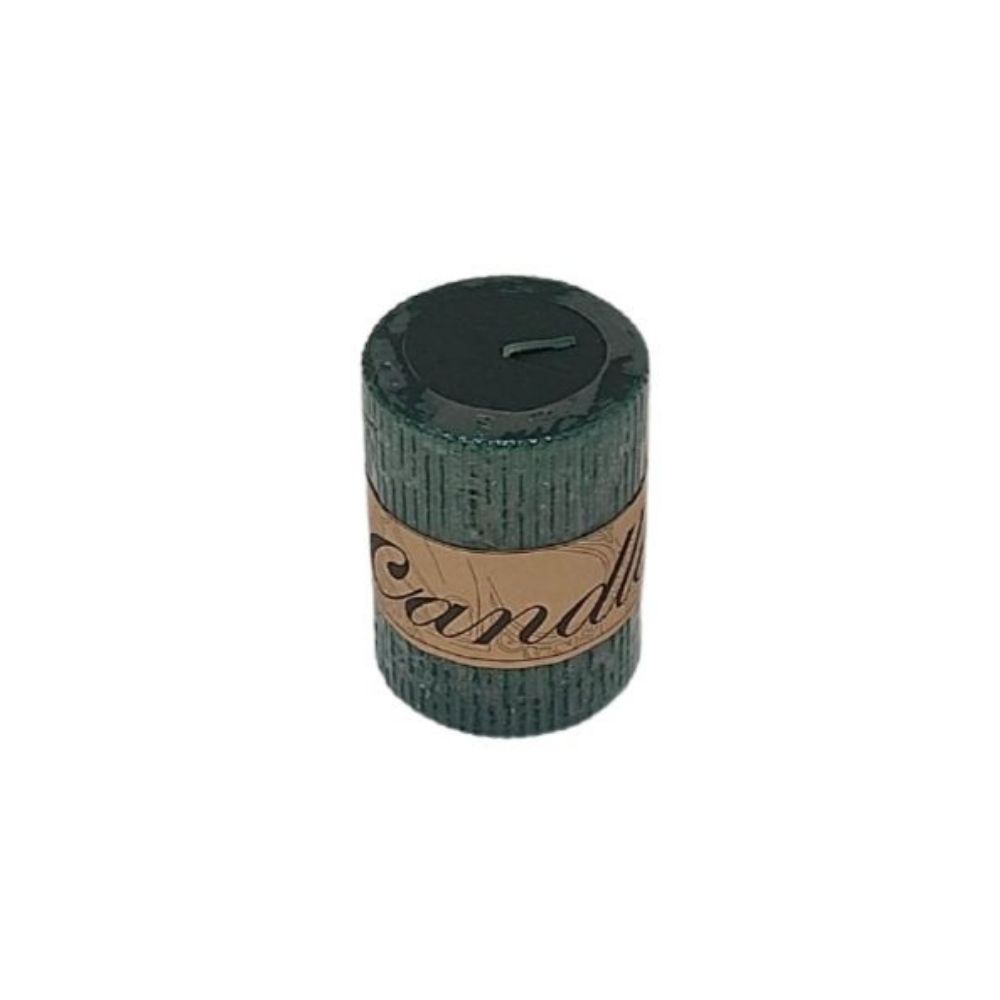 Scented Pillar Candle Green Small