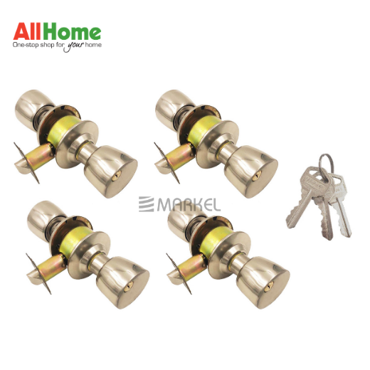 Markel Adk3-Me001/4Sn Doorknob Cylindrical 4Keys