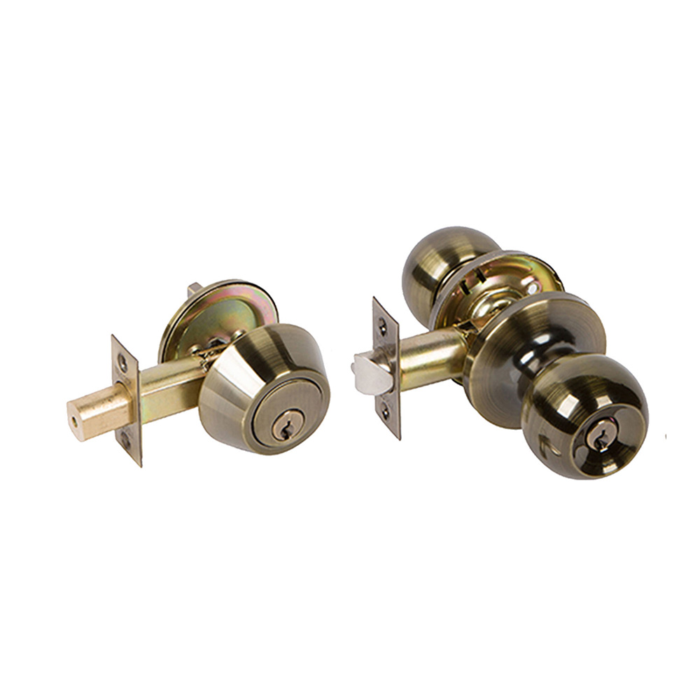 Markel Adk10Ab Combo Set Lock & Deadbolt Antique Brass