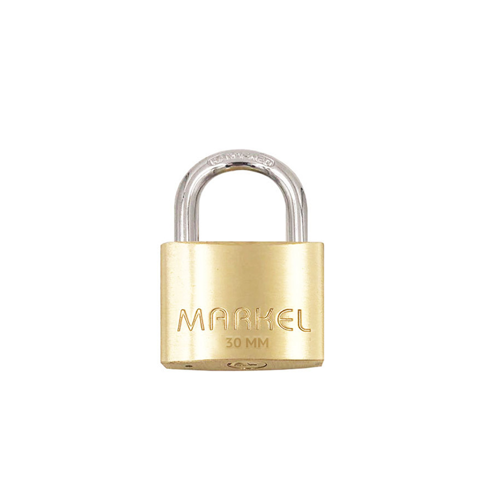 Markel Apl3O Brass Padlock Short Shackle 30mm