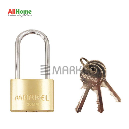 Markel Apl3Ols Brass Padlock Long Shackle 30mm