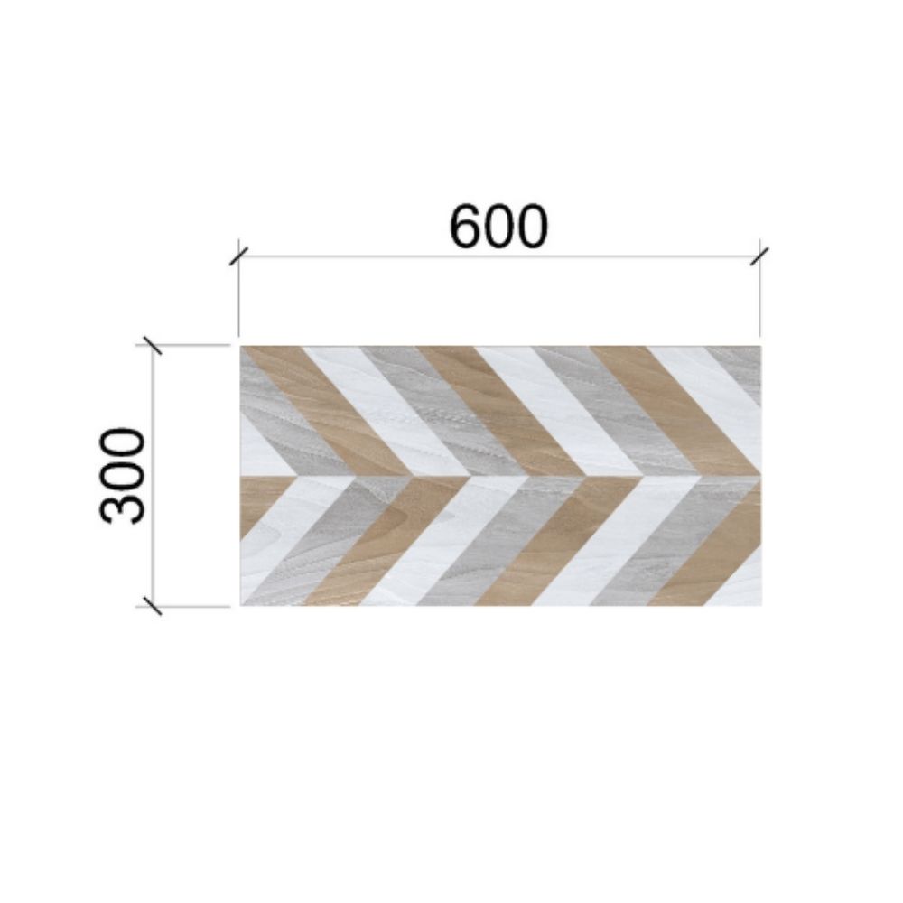 Rossio B39851P PIL Tiles 30x60 Chevron Marron
