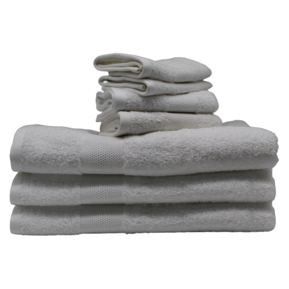 LINENS N' THINGS Hand Towel Harper Collection 12" x 24" Bright White