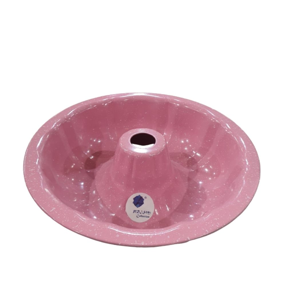 Prims Collection Non-stick Tube Pan Bundt Pan Pink
