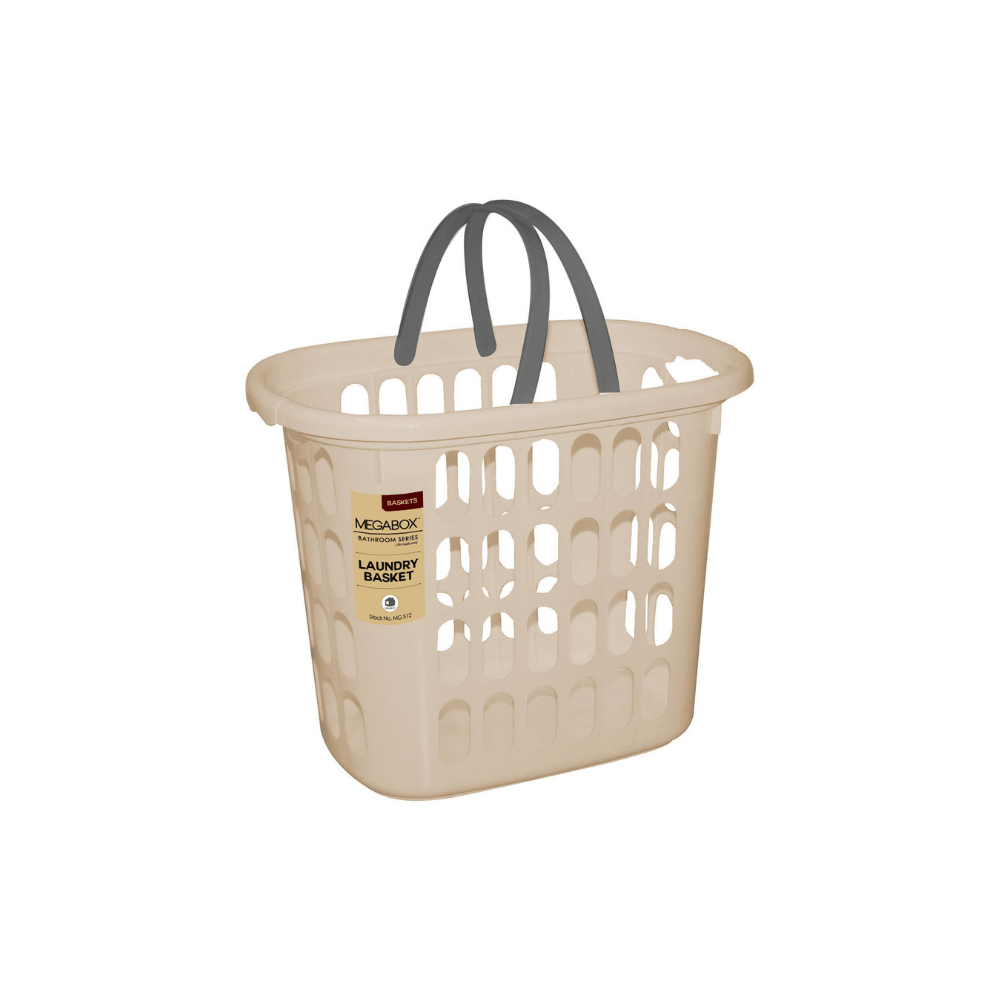 MEGABOX Laundry Basket with Handle 33 Liters