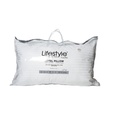 LIFESTYLE Ergonomic Hotel Pillow Cotton 300 Thread Count White With Multiple Size Variations
