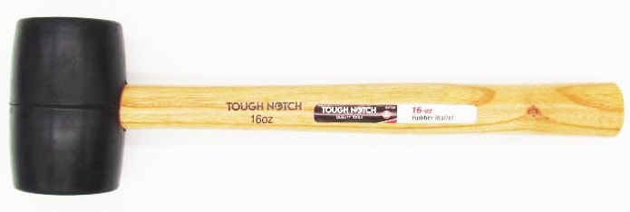 TOUGH NOTCH Aht46 Rubber Mallet 16Oz
