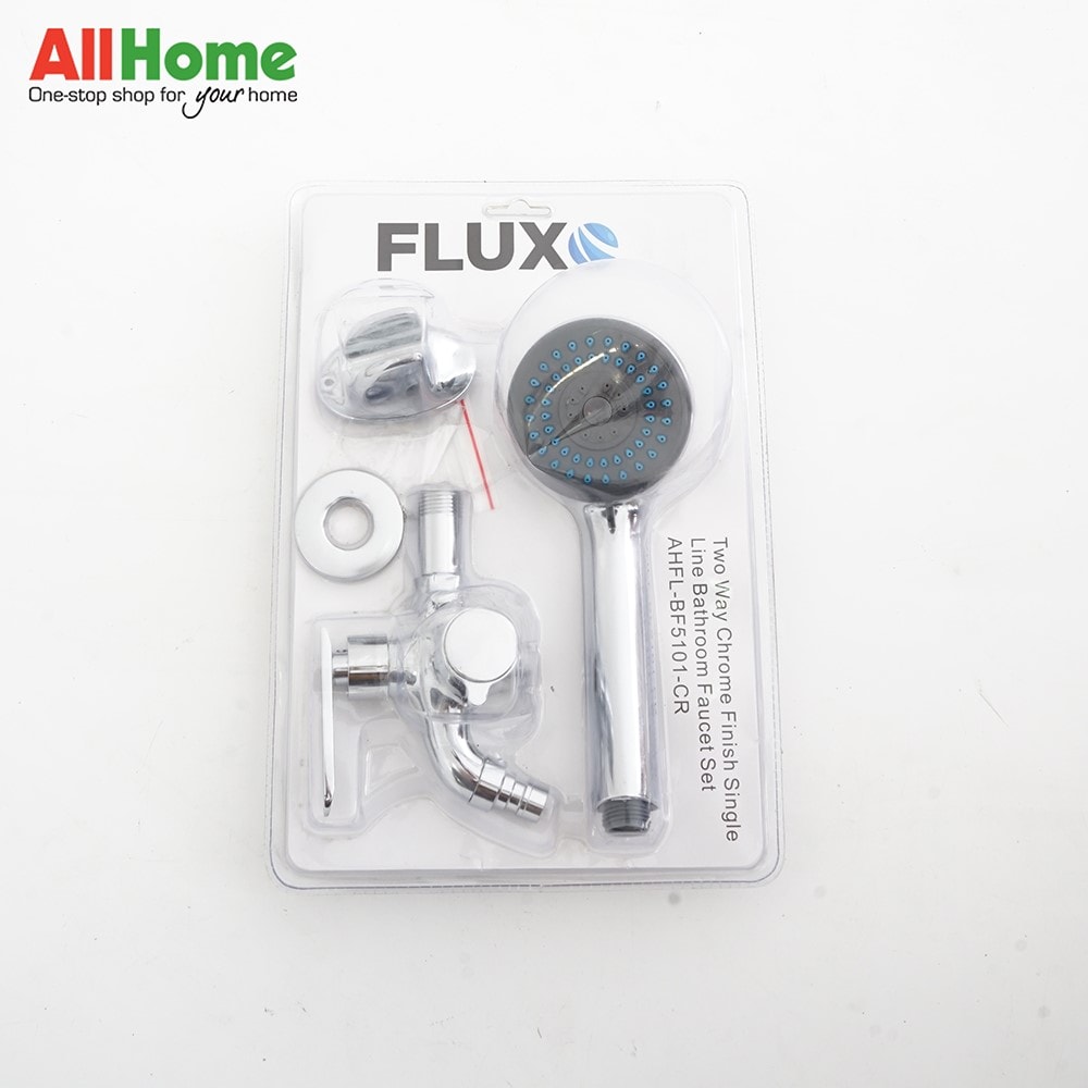 Fluxo Ahfl-Bf5101-Cr 2-Way Single Line Bathroom Faucet Set