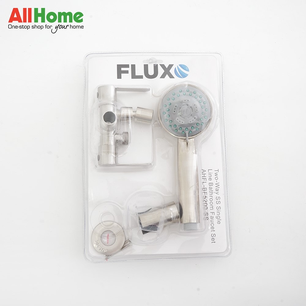 Fluxo Ahfl-Bf5200-Ss 2-Way Single Line Bathroom Faucet Set